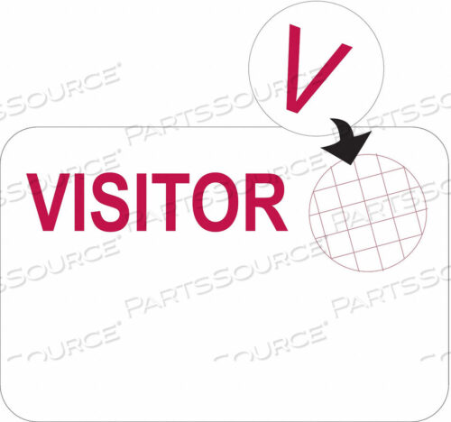 OEM#: 95637CLIP/BADGES 1 DAY RED/WHITE PK500 от Brady Americas