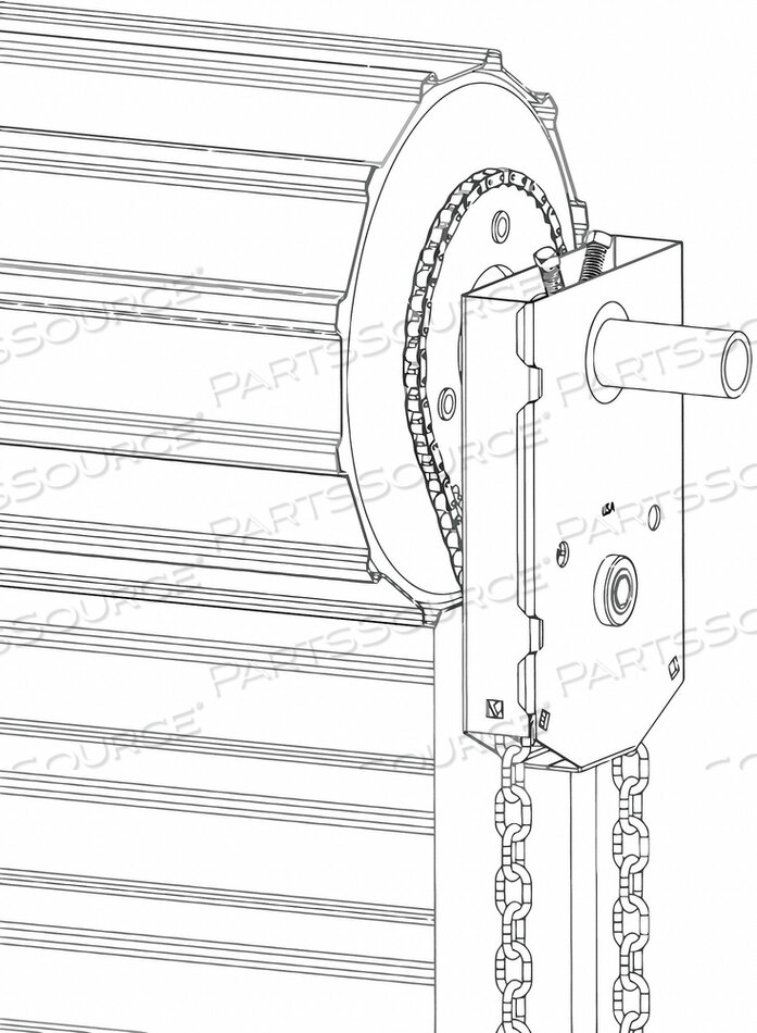 OEM#: CH401RD114КОММЕРЧЕСКИЙ ДВЕРНОЙ ОТКРЫВАТЕЛЬ ВЫСОТА ДВЕРИ 16 ФУТОВ от American Garage Door Supply