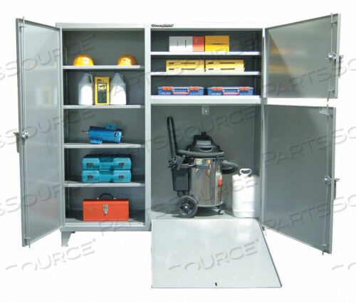 OEM#: 66-DS-247/RAMPShelving CAB With RAMP 78 H 72 W DRK GRY от Strong Hold