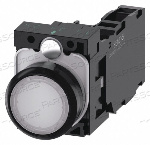 OEM#: 3SU1103-0AB60-1FA0КНОПКА С ПОДСВЕТКОЙ БЕЛАЯ 22 ММ СВЕТОДИОДНАЯ от Siemens