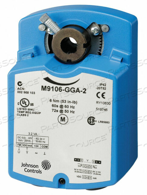 OEM#: M9106-IGC-5ЭЛЕКТРОПРИВОД -4 ДО 125F от Johnson Controls