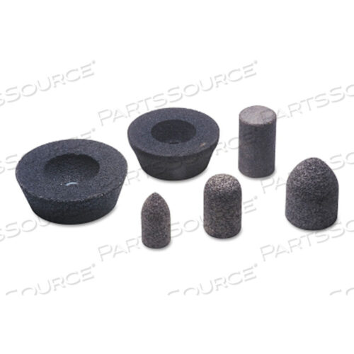 OEM#: 49035RESIN CONES AND PLUGS, TYPE 18, 2 IN DIA, 3 IN THICK, 24 GRIT, ALUMINUM OXIDE by CGW Abrasives