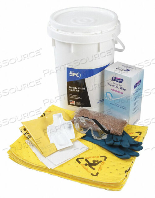 OEM#: SK-BFSPILL KIT BUCKET CHEMICAL/HAZMAT 9 GAL. от Brady Americas