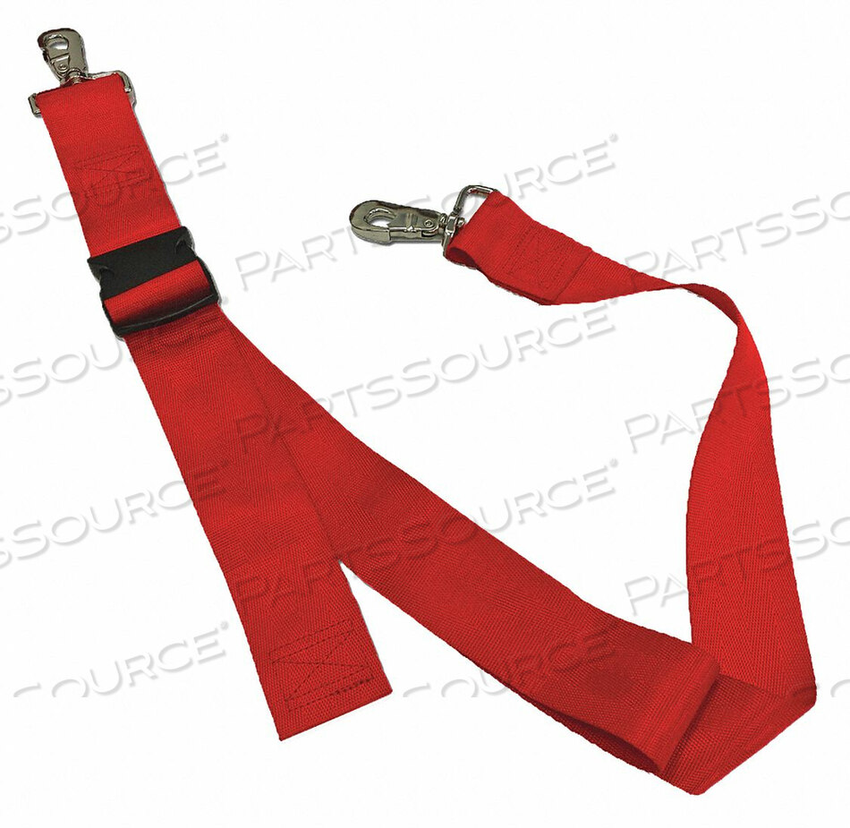 OEM#: 17252 RDSTRAP RED 5 FT L by Disaster Management Systems (DMS)