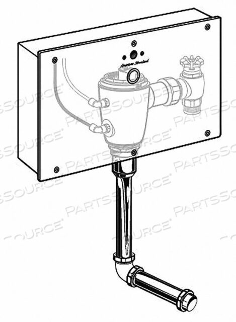 OEM#: 606B505.007СКРЫТЫЙ ЗАДНИЙ КЛАПАН АВТОМАТИЧЕСКОГО СЛИВА по американскому стандарту