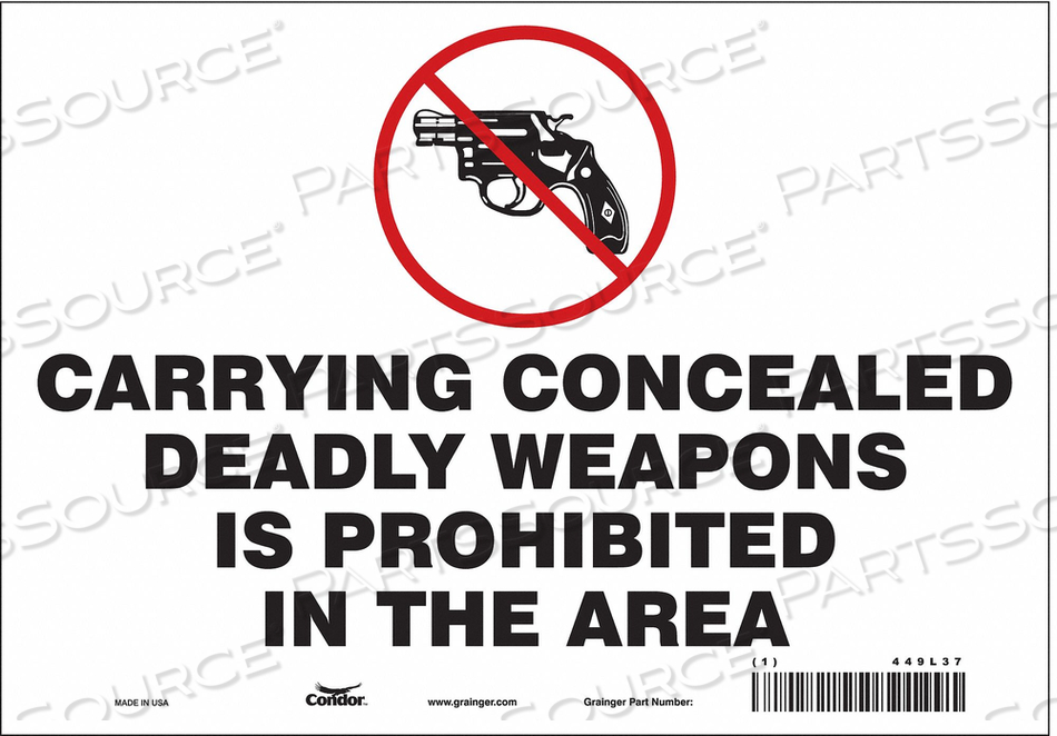 OEM#: 449L37ЗНАК БЕЗОПАСНОСТИ 7 В X 10 Ш ТОЛЩИНА 0,004 от Condor