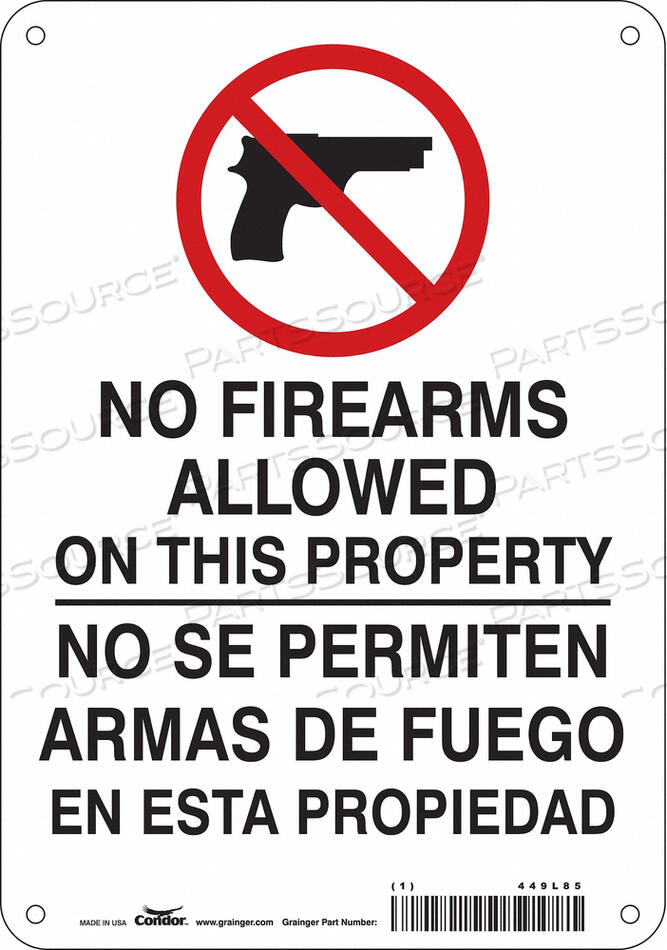 OEM#: 449L85ЗНАК БЕЗОПАСНОСТИ 10 В X 7 Ш ТОЛЩИНА 0,032 от Condor