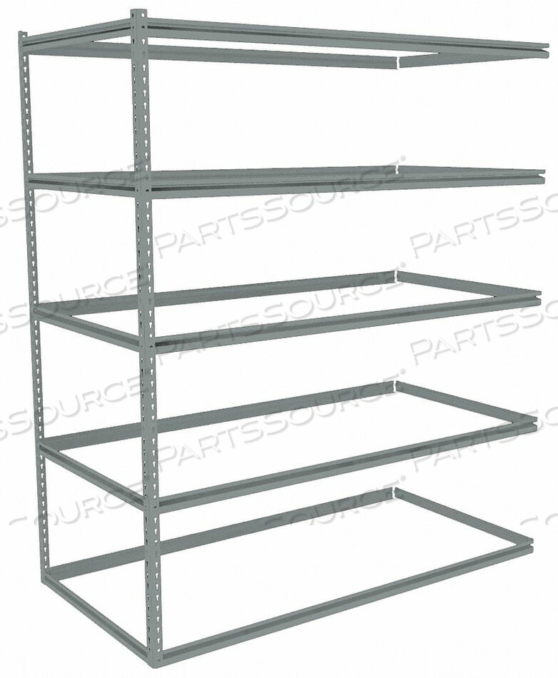 OEM#: ZB7-7218A-5БЕЗБОЛТОВЫЙ ДОПОЛНИТЕЛЬНЫЙ СТЕЛЛАЖ 84 H СЕРЫЙ от Tennsco Corp.