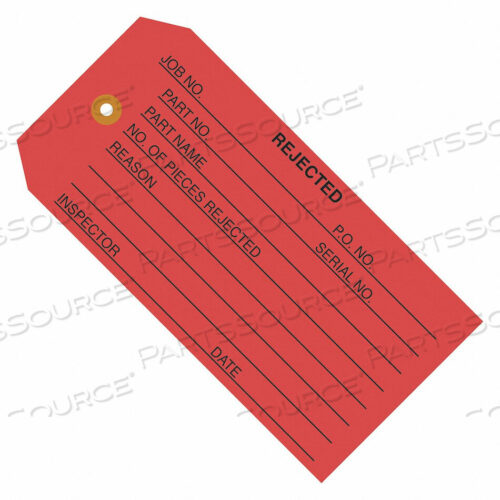 OEM#: G20031TAG ОТКЛОНЕН 4-3/4 X2-3/8 PK1000 от Partners Brand
