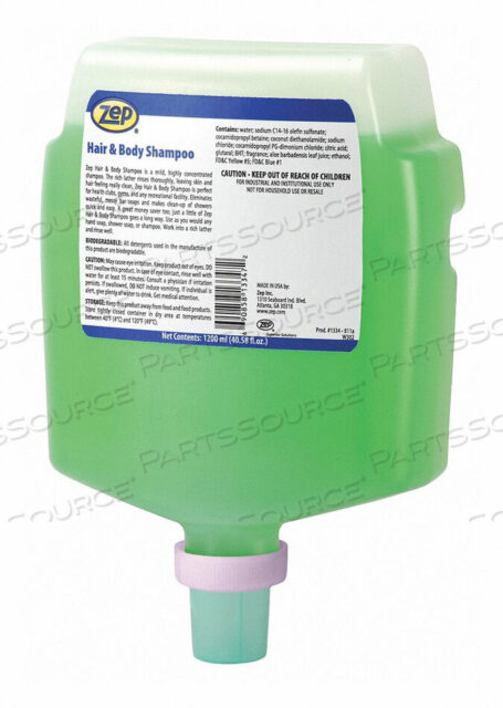 OEM#: 133416ШАМПУНЬ/ГЕЛЬ ДЛЯ ТЕЛА 1200 МЛ ЖИДКИЙ PK4 от Zep
