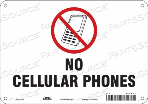 OEM#: 451N72SIGN CELL PHONE 10 W 7 H 0.032 THICK от Condor