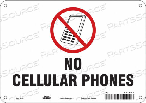 OEM#: 451N76SIGN CELL PHONE 10 W 7 H 0.055 THICK от Condor