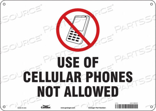 OEM#: 451N88SIGN CELL PHONE 14 W 10 H 0.032 THICK от Condor