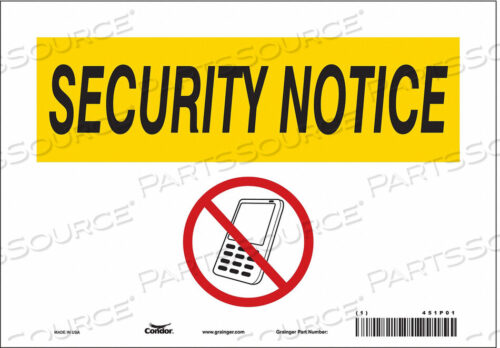 OEM#: 451P01SIGN CELL PHONE 10 W 7 H 0.004 THICK от Condor