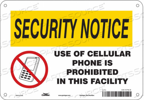 OEM#: 451P03SIGN CELL PHONE 10 W 7 H 0.032 THICK от Condor