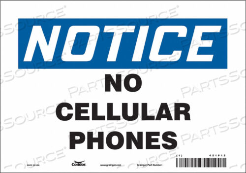 OEM#: 451P15SIGN CELL PHONE 10 W 7 H 0.004 THICK от Condor