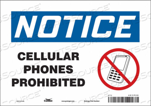 OEM#: 451P55SIGN CELL PHONE 10 W 7 H 0.004 THICK от Condor