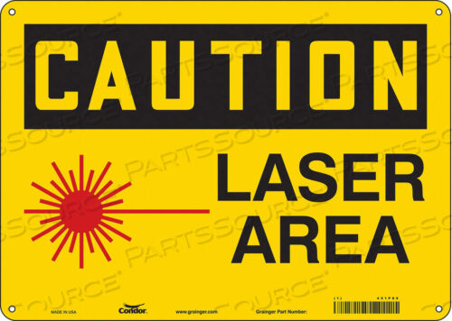 OEM#: 451P89LASER WARNING 14 W 10 H 0.004 THICK от Condor