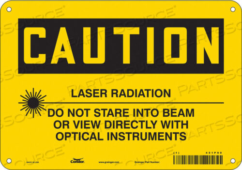 OEM#: 451P90LASER WARNING 10 W 7 H 0.032 THICK от Condor