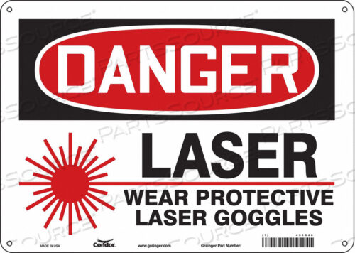 OEM#: 451R46LASER WARNING 14 W 10 H 0.055 THICK от Condor