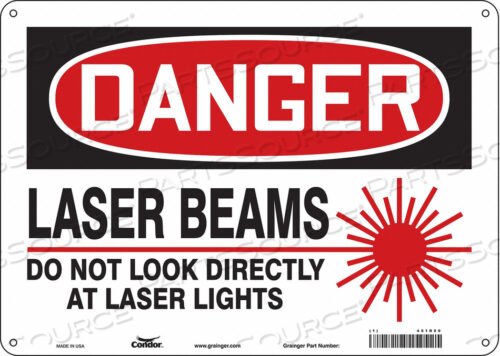 OEM#: 451R50LASER WARNING 14 W 10 H 0.032 THICK от Condor