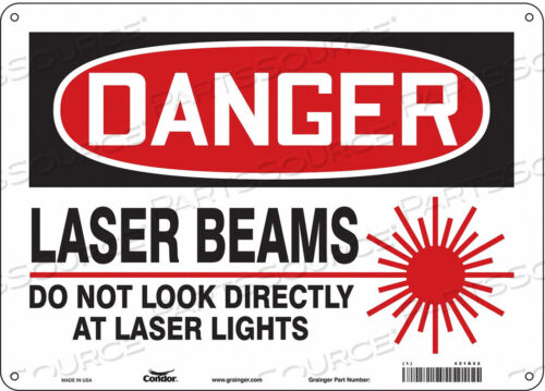 OEM#: 451R52LASER WARNING 14 W 10 H 0.055 THICK от Condor