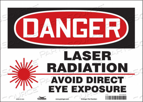 OEM#: 451R66LASER WARNING 14 W 10 H 0.004 THICK от Condor