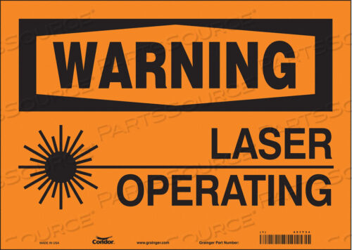 OEM#: 451T34LASER WARNING 14 W 10 H 0.004 THICK от Condor