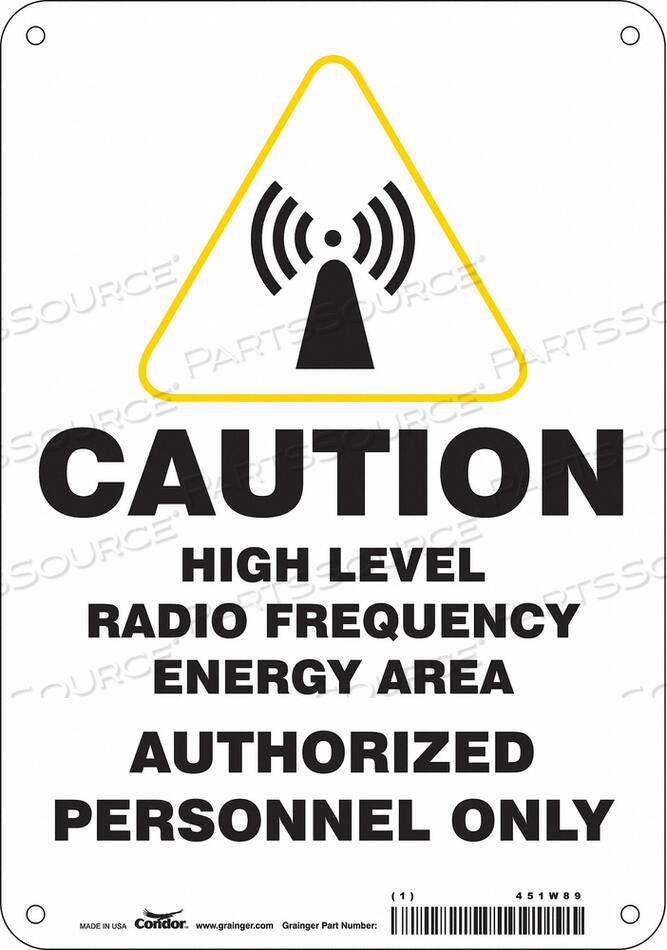 OEM#: 451W89SIGN RADIOFREQUENCY/MICROWAVE 10 H от Condor