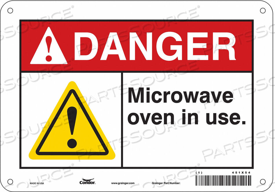 OEM#: 451X54SIGN RADIOFREQUENCY/MICROWAVE 7 H by Condor