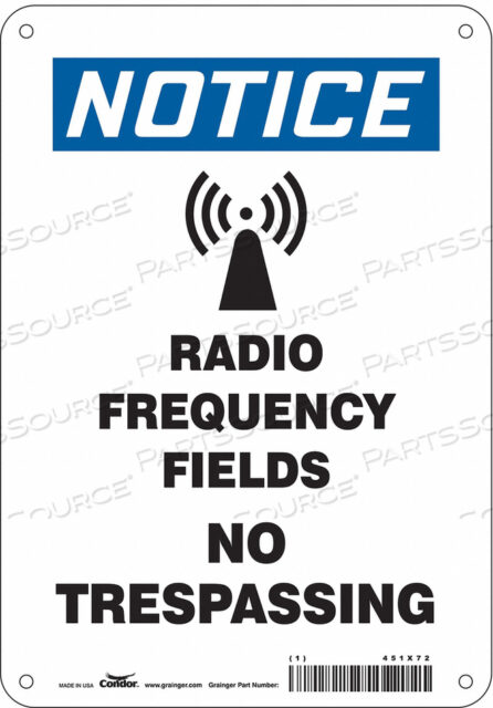 OEM#: 451X72SIGN RADIOFREQUENCY/MICROWAVE 10 H от Condor
