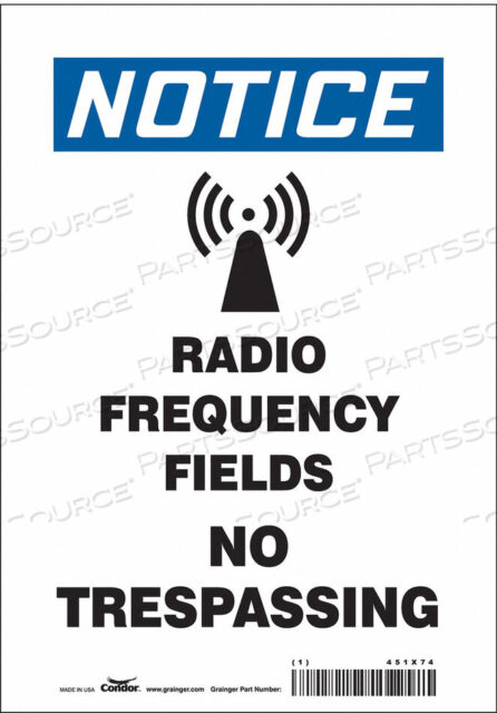 OEM#: 451X74SIGN RADIOFREQUENCY/MICROWAVE 10 H от Condor