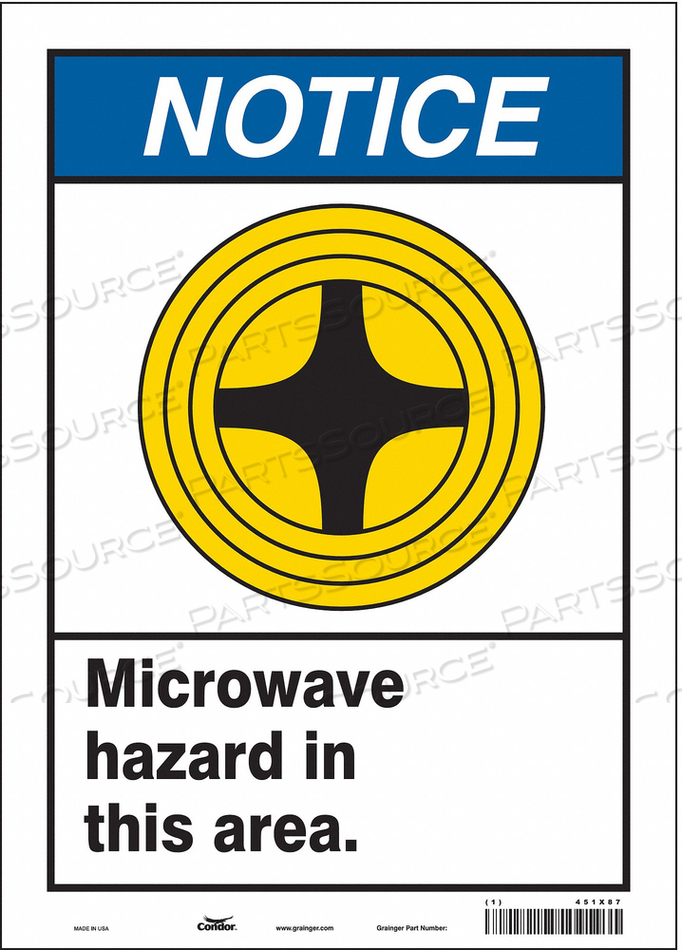 OEM#: 451X87SIGN RADIOFREQUENCY/MICROWAVE 14 H от Condor
