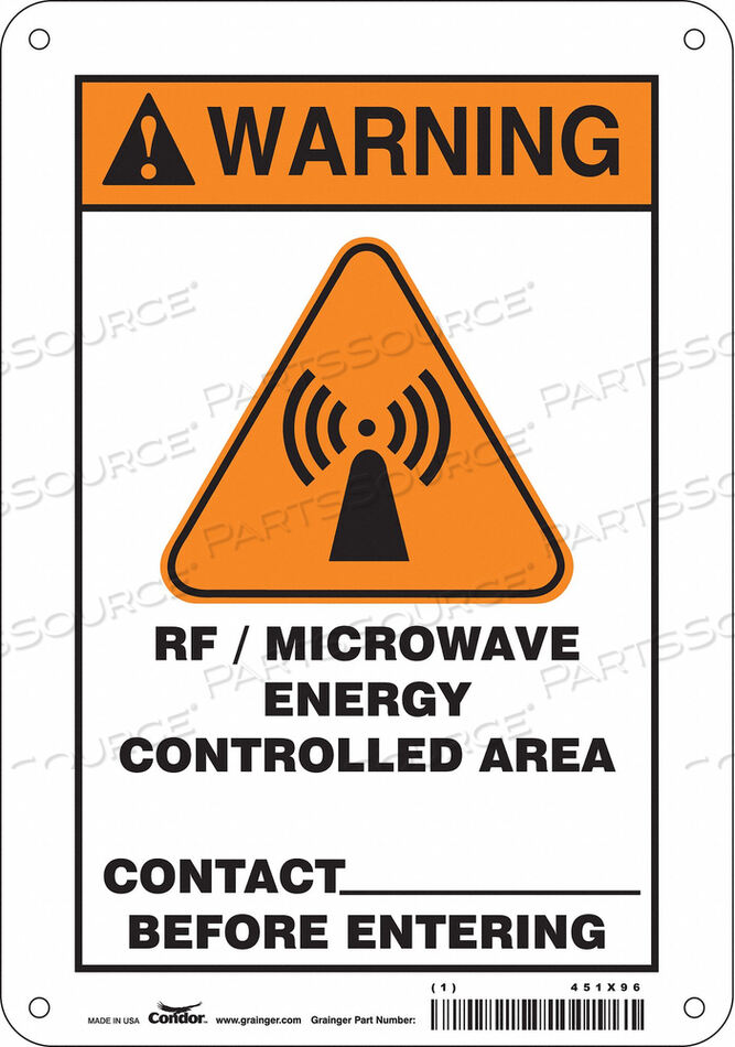OEM#: 451X96SIGN RADIOFREQUENCY/MICROWAVE 10 H от Condor