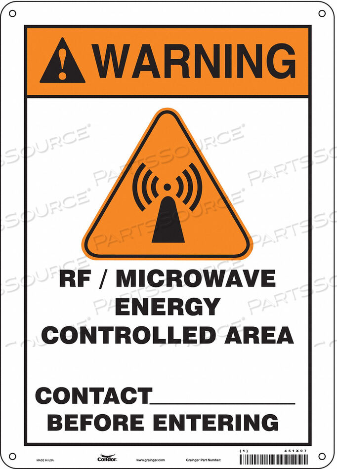 OEM#: 451X97SIGN RADIOFREQUENCY/MICROWAVE 14 H от Condor