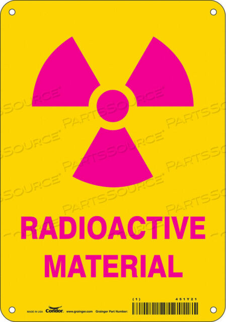 OEM#: 451Y21ЗНАК РАДИАЦИОННОЙ БЕЗОПАСНОСТИ ПЛАСТИКОВЫЙ 10 H от Condor