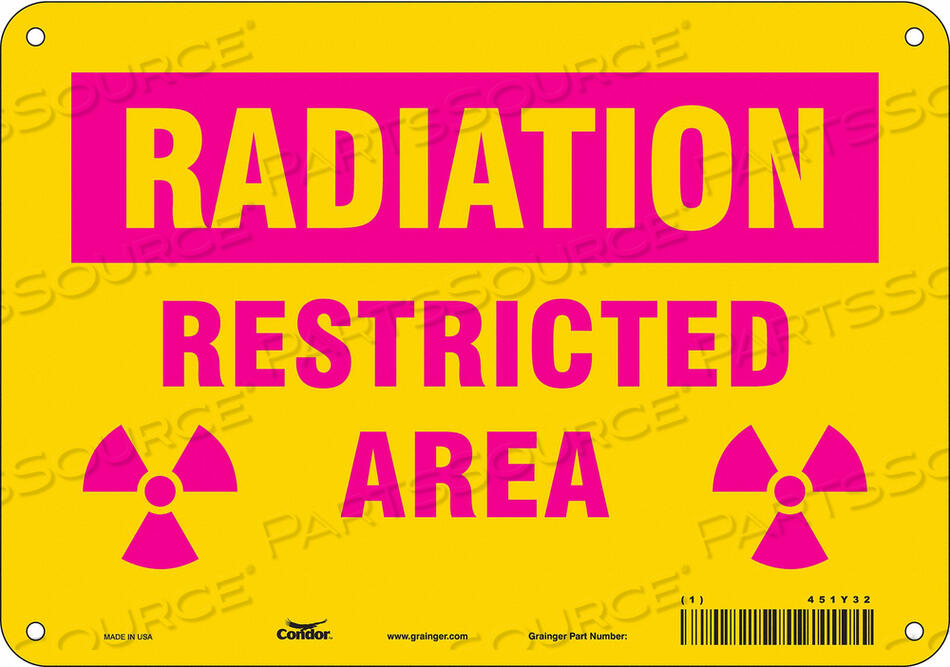 OEM#: 451Y32ЗНАК РАДИАЦИОННОЙ БЕЗОПАСНОСТИ АЛЮМИНИЕВЫЙ 7 H от Condor