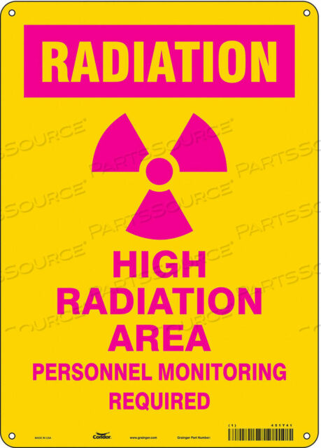 OEM#: 451Y41ЗНАК РАДИАЦИОННОЙ БЕЗОПАСНОСТИ ПЛАСТИКОВЫЙ 14 H от Condor