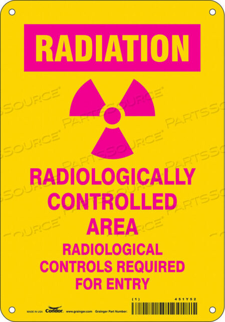 OEM#: 451Y52ЗНАК РАДИАЦИОННОЙ БЕЗОПАСНОСТИ ПЛАСТИКОВЫЙ 10 H от Condor