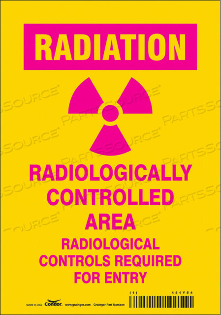 OEM#: 451Y54ЗНАК РАДИАЦИОННОЙ БЕЗОПАСНОСТИ ВИНИЛОВЫЙ 10 H от Condor