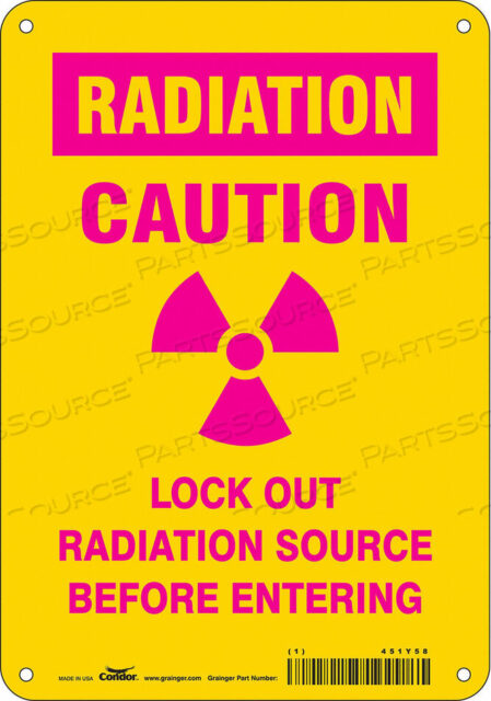 OEM#: 451Y58ЗНАК РАДИАЦИОННОЙ БЕЗОПАСНОСТИ ПЛАСТИКОВЫЙ 10 H от Condor