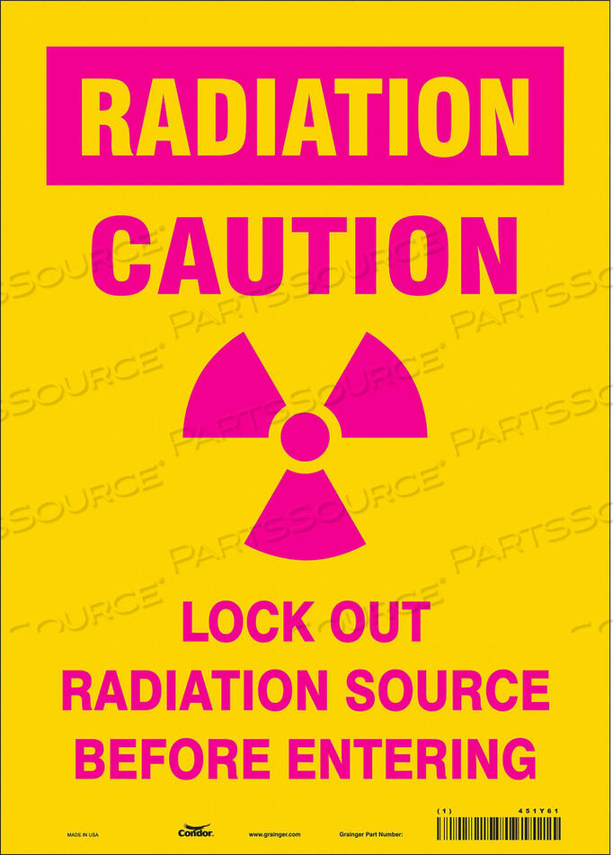 OEM#: 451Y61ЗНАК РАДИАЦИОННОЙ БЕЗОПАСНОСТИ ВИНИЛОВЫЙ 14H от Condor