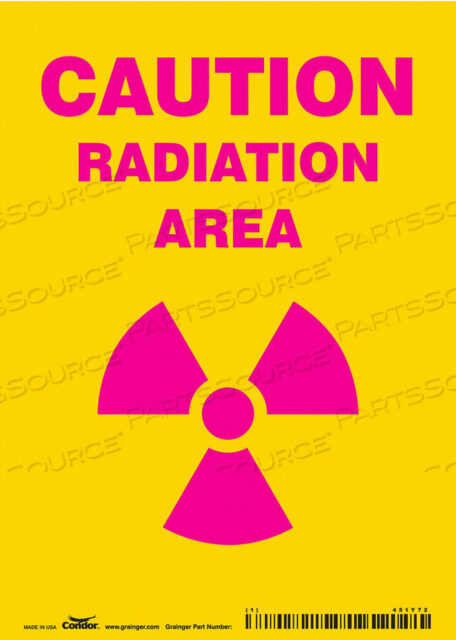 OEM#: 451Y72J7007 ЗНАК РАДИАЦИОННОЙ БЕЗОПАСНОСТИ ВИНИЛОВЫЙ 7 H от Condor