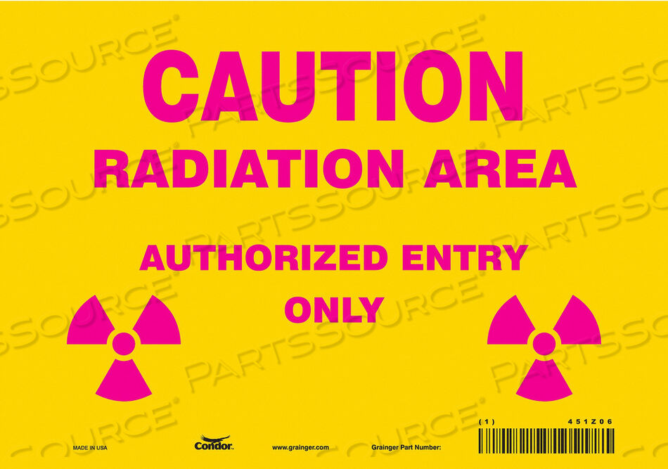 OEM#: 451Z06ЗНАК РАДИАЦИОННОЙ БЕЗОПАСНОСТИ ВИНИЛОВЫЙ 7 H от Condor