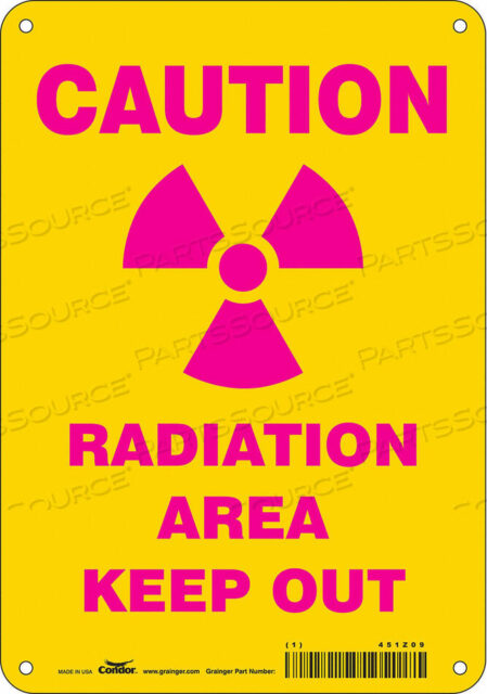 OEM#: 451Z09ЗНАК РАДИАЦИОННОЙ БЕЗОПАСНОСТИ АЛЮМИНИЕВЫЙ 10 H от Condor