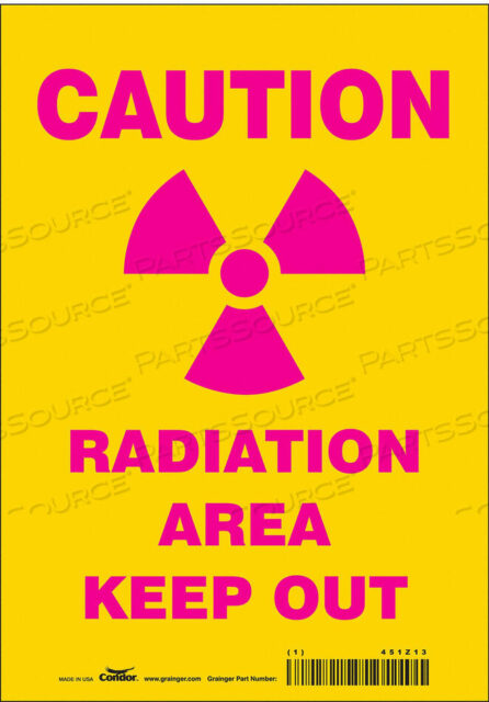 OEM#: 451Z13ЗНАК РАДИАЦИОННОЙ БЕЗОПАСНОСТИ ВИНИЛОВЫЙ 10 H от Condor