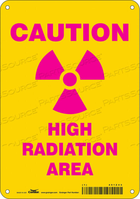OEM#: 451Z43ЗНАК РАДИАЦИОННОЙ БЕЗОПАСНОСТИ АЛЮМИНИЕВЫЙ 10 H от Condor