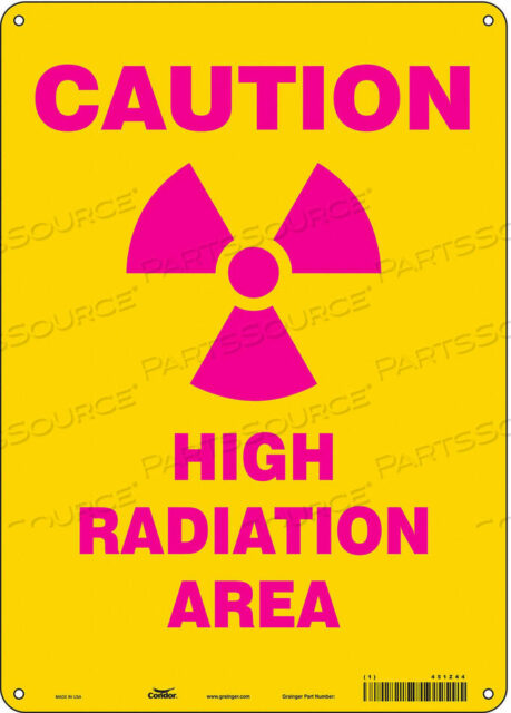 OEM#: 451Z44ЗНАК РАДИАЦИОННОЙ БЕЗОПАСНОСТИ АЛЮМИНИЕВЫЙ 14 H от Condor