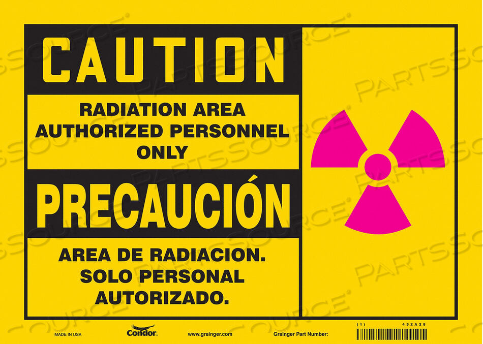 OEM#: 452A28ЗНАК РАДИАЦИОННОЙ БЕЗОПАСНОСТИ ВИНИЛОВЫЙ 10 H от Condor