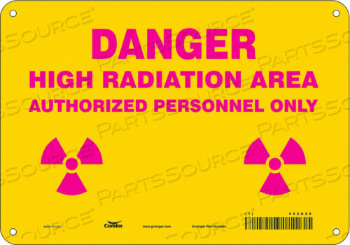 OEM#: 452A29ЗНАК РАДИАЦИОННОЙ БЕЗОПАСНОСТИ АЛЮМИНИЕВЫЙ 7 H от Condor